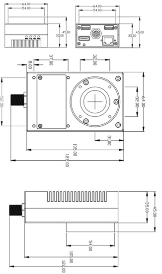 圖 2-2 二維碼（QR）視覺傳感器整機尺寸.jpg